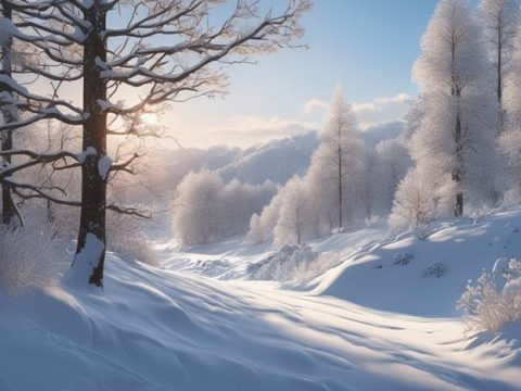 Красивая зимняя природа