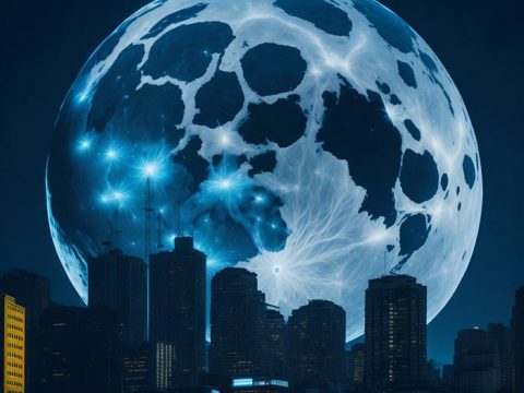 Полнолуние в городе