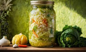 Квашеная капуста в банке