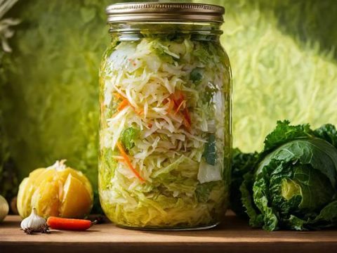 Квашеная капуста в банке