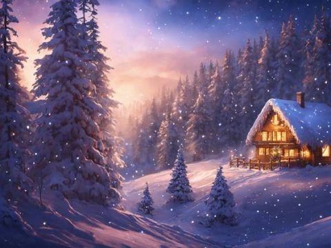 Новогодняя погода в лесу