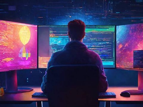 Программист за компьютером