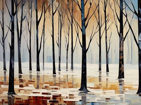 Лес в марте