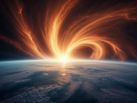 Магнитная буря на Земле