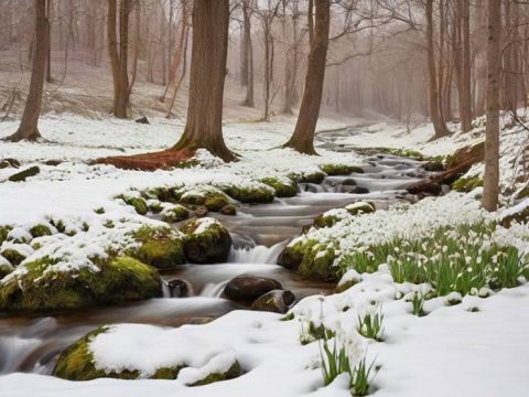 Ранняя весна в лесу