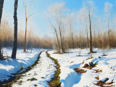 Ранняя весна в лесу