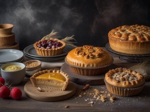 Пироги на столе