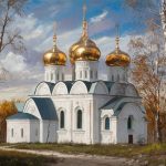 Православная церковь в берёзовой роще