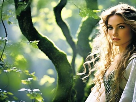 Девушка в лесу