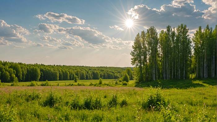 Русский пейзаж в июне