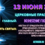 Церковные праздники 13 июня 2024 года