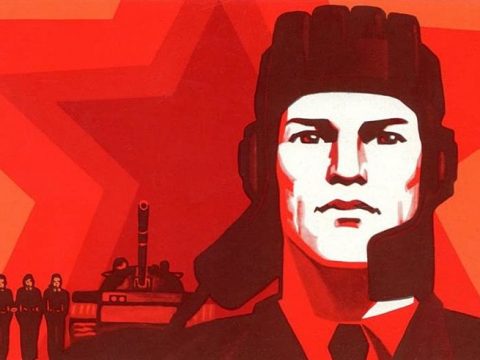 Танкист открытка