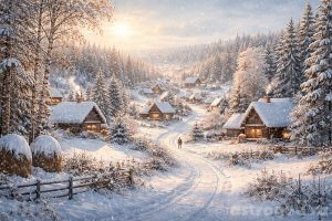 Зима продолжает свой магический спектакль, приглашая нас в увлекательное путешествие по снежным полям и лесным тропинкам. Утреннее сияние солнца озаряет замёрзшую природу, словно тысячи маленьких бриллиантов, и каждая снежинка здесь — часть удивительного пейзажа © Астрогод