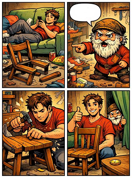 Домовой миникомикс