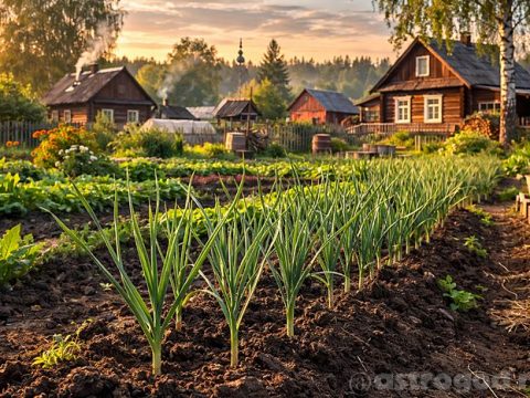 Посадка чеснока