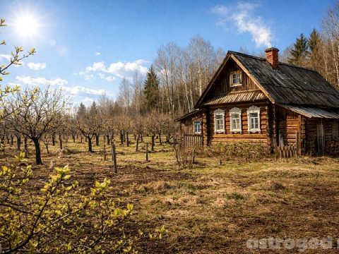 Весна в деревне