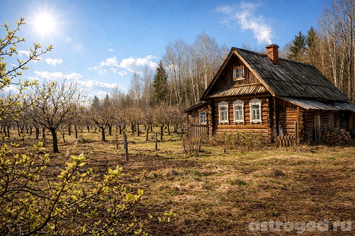 Весна в деревне