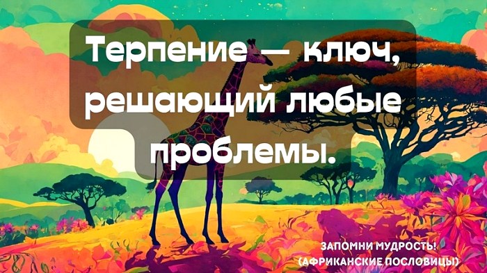 Мудрые мысли о терпении