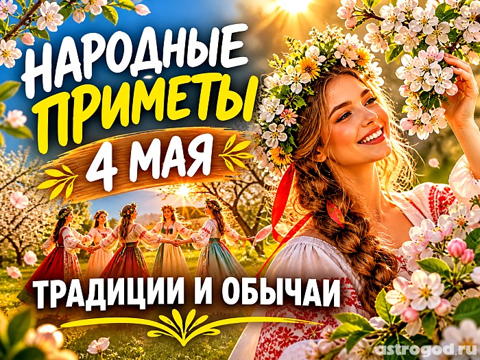 Народные приметы на 4 мая