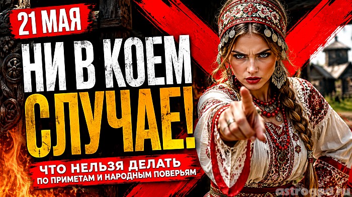 21 мая что ни в коем случае нельзя делать