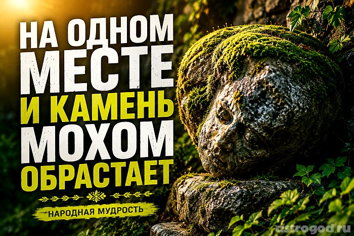 На одном месте и камень мохом обрастает