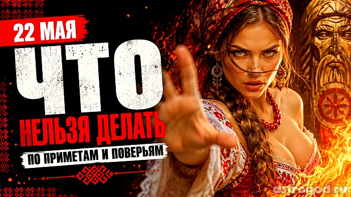 22 мая что нельзя делать по приметам и поверьям