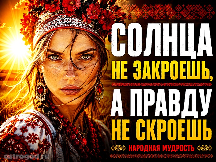 Солнца не закроешь, а правду не скроешь
