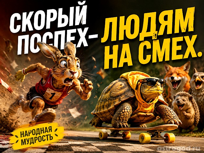 Скорый поспех - людям на смех
