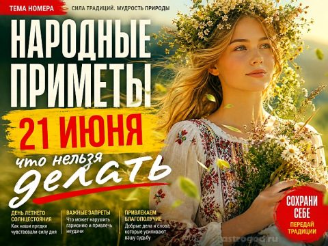 Народные приметы 21 июня что нельзя делать
