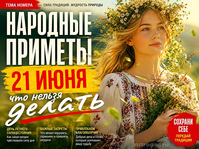 Народные приметы 21 июня что нельзя делать