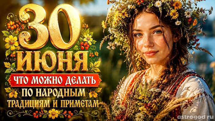 Что можно и нельзя делать 30 июня