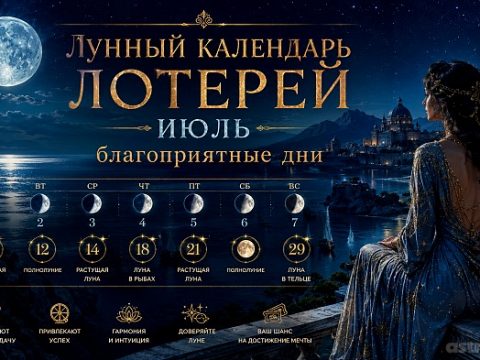 Лунный календарь лотерей на июль благоприятные дни