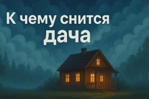 К чему снится дача