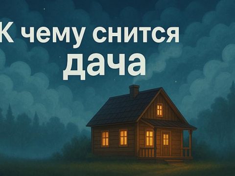 К чему снится дача