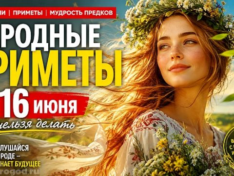 Народные приметы на 16 июня
