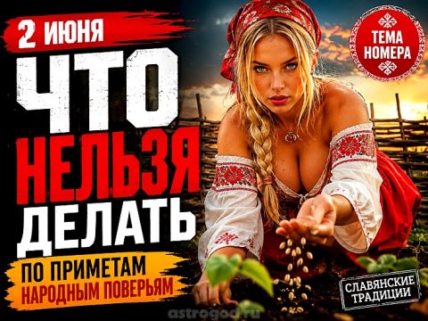 Что нельзя делать 2 июня
