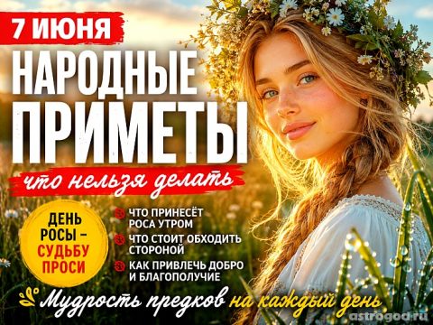 Народные приметы на 7 июня