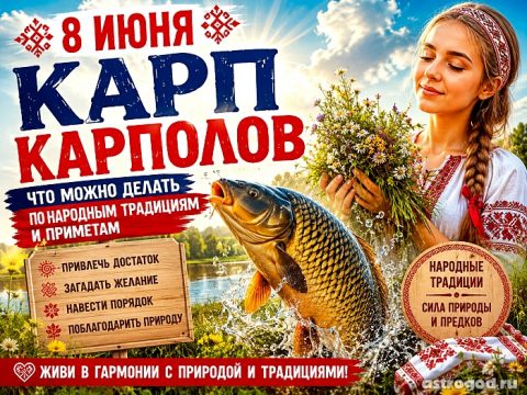 8 июня народный праздник Карп Карполов