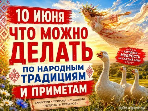 10 июня что можно делать по народным традициям и приметам