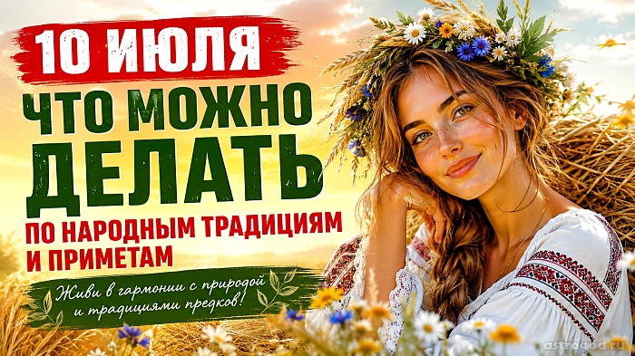 Что можно делать 10 июля