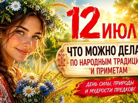 Что можно и нельзя делать 12 июля