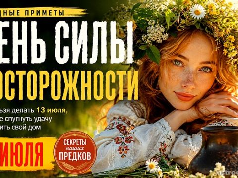 Что нельзя делать 13 июля