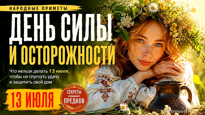 Что нельзя делать 13 июля
