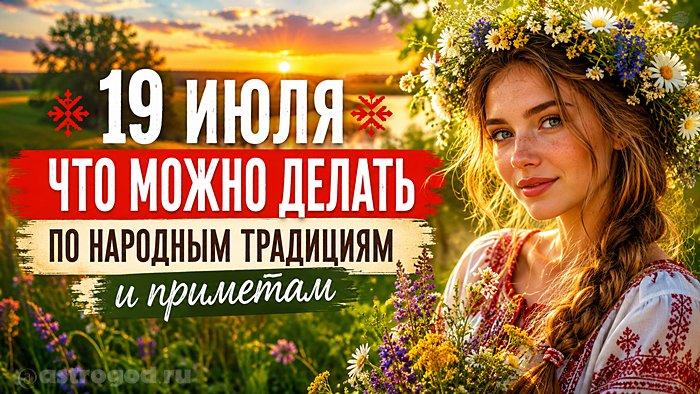 Что можно и нельзя делать 19 июля