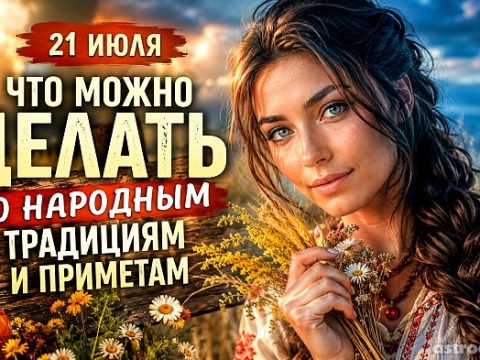 Что можно и нельзя делать 21 июля