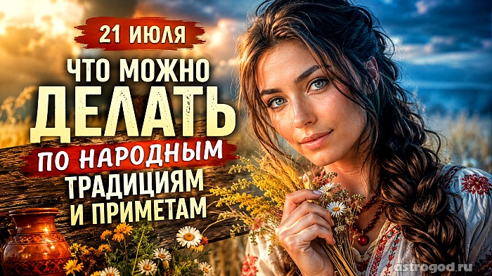 Что можно и нельзя делать 21 июля