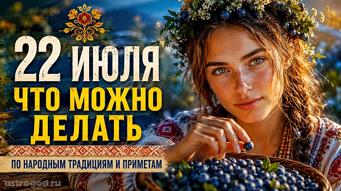 Что можно и нельзя делать 22 июля