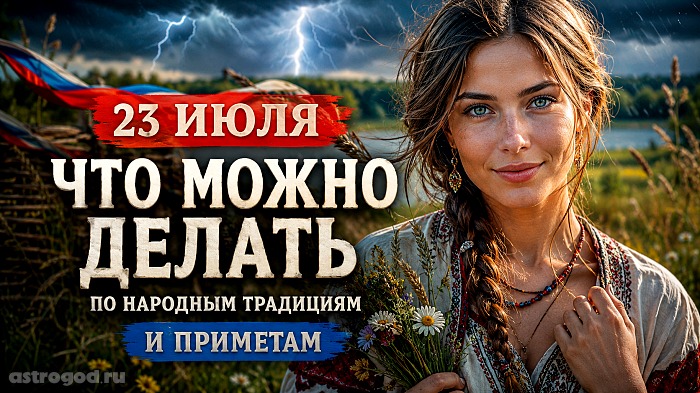 Что можно и нельзя делать 23 июля