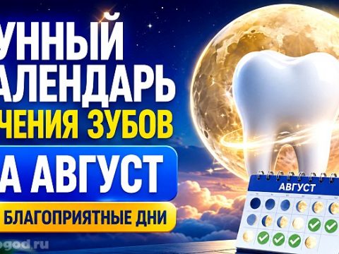 Лунный календарь лечения зубов на август. Благоприятные дни