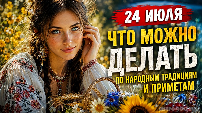Что можно и нельзя делать 24 июля